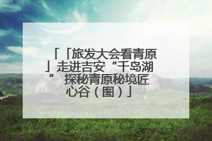 「旅发大会看青原」走进吉安“千岛湖” 探秘青原秘境匠心谷（图）