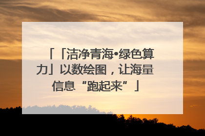「洁净青海•绿色算力」以数绘图，让海量信息“跑起来”