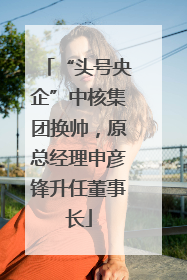 “头号央企”中核集团换帅，原总经理申彦锋升任董事长