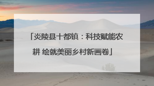 炎陵县十都镇：科技赋能农耕 绘就美丽乡村新画卷
