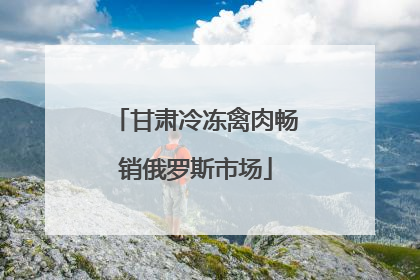 甘肃冷冻禽肉畅销俄罗斯市场