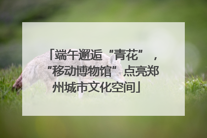 端午邂逅“青花”，“移动博物馆”点亮郑州城市文化空间