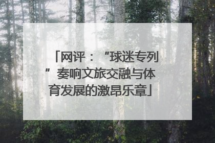 网评：“球迷专列”奏响文旅交融与体育发展的激昂乐章