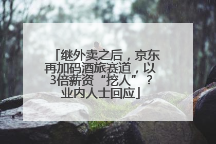 继外卖之后，京东再加码酒旅赛道，以3倍薪资“挖人”？业内人士回应