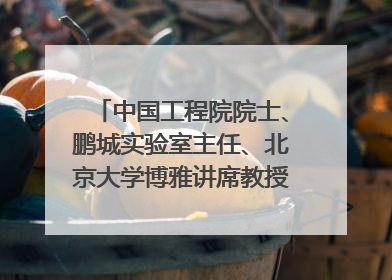 中国工程院院士、鹏城实验室主任、北京大学博雅讲席教授高文：“以人为本 智能向善” 推动文化与科技相生相促｜聚焦2025文化强国建设高峰论坛