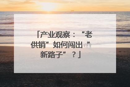 产业观察：“老供销”如何闯出“新路子”？