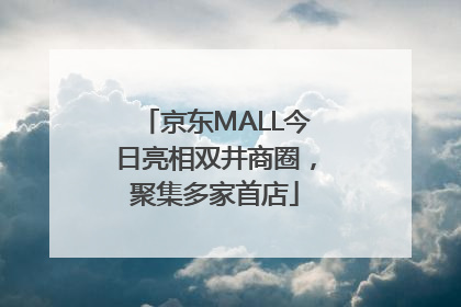 京东MALL今日亮相双井商圈，聚集多家首店
