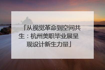 从视觉革命到空间共生：杭州美职毕业展呈现设计新生力量