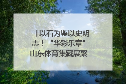 以石为鉴以史明志！“华彩乐章”山东体育集藏展聚焦“岱石丹心”
