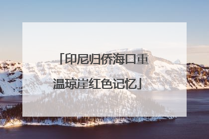 印尼归侨海口重温琼崖红色记忆