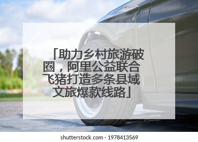 助力乡村旅游破圈，阿里公益联合飞猪打造多条县域文旅爆款线路