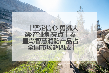 坚定信心 勇挑大梁·产业新亮点丨秦皇岛智慧消防产品占全国市场超四成