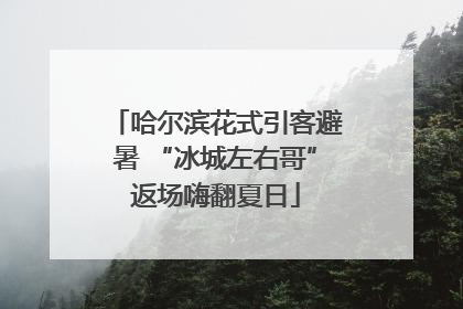 哈尔滨花式引客避暑 “冰城左右哥”返场嗨翻夏日