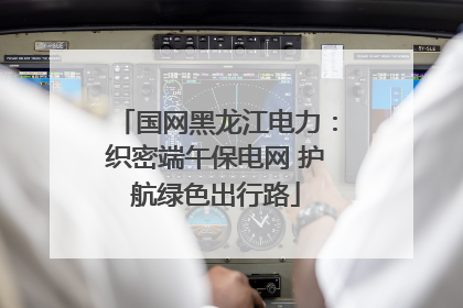 国网黑龙江电力：织密端午保电网 护航绿色出行路
