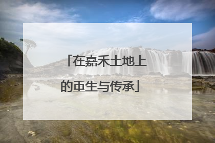 在嘉禾土地上的重生与传承