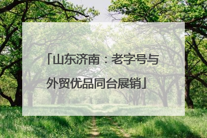 山东济南：老字号与外贸优品同台展销