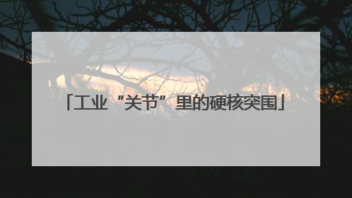 工业“关节”里的硬核突围