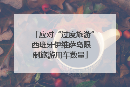应对“过度旅游” 西班牙伊维萨岛限制旅游用车数量