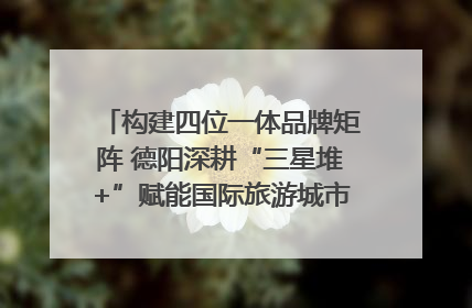 构建四位一体品牌矩阵 德阳深耕“三星堆+”赋能国际旅游城市建设｜文旅局长说