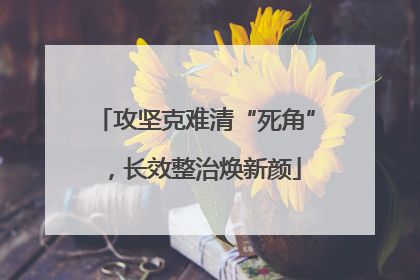 攻坚克难清“死角”，长效整治焕新颜
