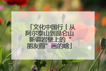 文化中国行丨从阿尔泰山到昆仑山 新疆岩壁上的“朋友圈”画的啥