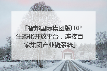 智邦国际集团版ERP生态化开放平台，连接百家集团产业链系统