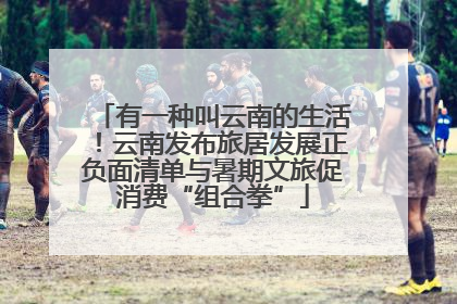 有一种叫云南的生活！云南发布旅居发展正负面清单与暑期文旅促消费“组合拳”