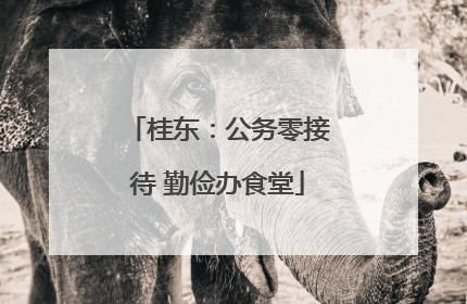 桂东：公务零接待 勤俭办食堂