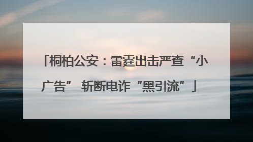 桐柏公安：雷霆出击严查“小广告” 斩断电诈“黑引流”