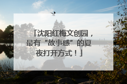沈阳红梅文创园，最有“故事感”的夏夜打开方式！
