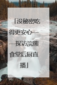 没秘密吃得更安心——探访浣熊食堂后厨直播