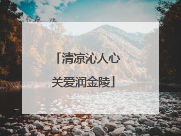 清凉沁人心 关爱润金陵