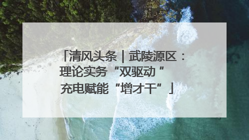 清风头条｜武陵源区：理论实务“双驱动 ” 充电赋能“增才干”