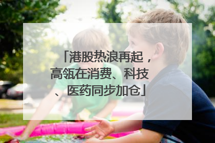 港股热浪再起，高瓴在消费、科技、医药同步加仓
