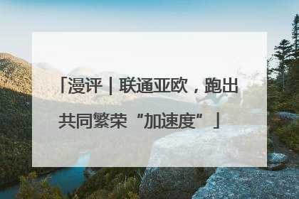 漫评｜联通亚欧，跑出共同繁荣“加速度”