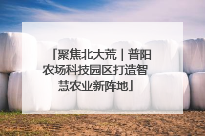 聚焦北大荒｜普阳农场科技园区打造智慧农业新阵地