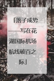 落子成势——写在花湖国际机场航线破百之际