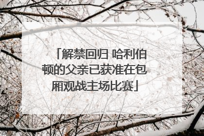 解禁回归 哈利伯顿的父亲已获准在包厢观战主场比赛