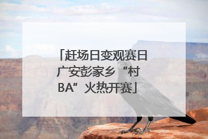 赶场日变观赛日 广安彭家乡“村BA”火热开赛