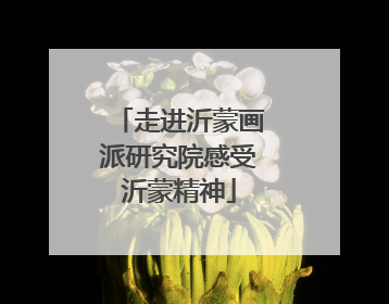 走进沂蒙画派研究院感受沂蒙精神