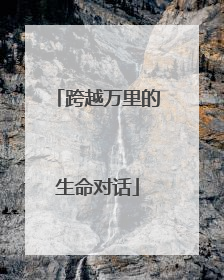 跨越万里的生命对话