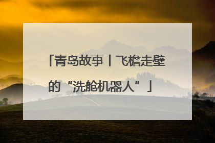 青岛故事丨飞檐走壁的“洗舱机器人”