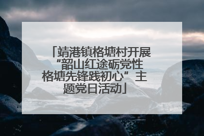 靖港镇格塘村开展“韶山红途砺党性 格塘先锋践初心”主题党日活动