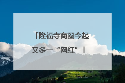 隆福寺商圈今起又多一“网红”