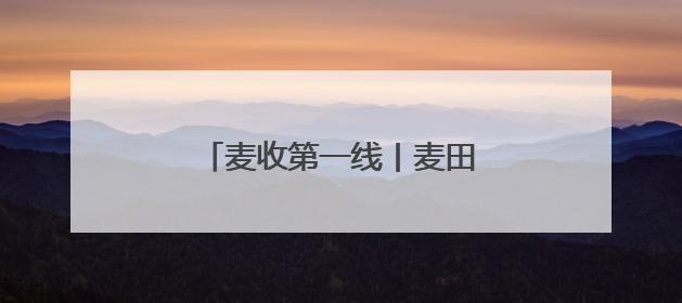 麦收第一线丨麦田里的科技接力赛