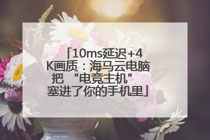 10ms延迟+4K画质：海马云电脑把 “电竞主机” 塞进了你的手机里