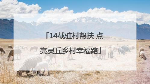 14载驻村帮扶 点亮灵丘乡村幸福路