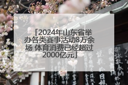 2024年山东省举办各类赛事活动8万余场 体育消费已经超过2000亿元
