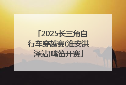 2025长三角自行车穿越赛(淮安洪泽站)鸣笛开赛